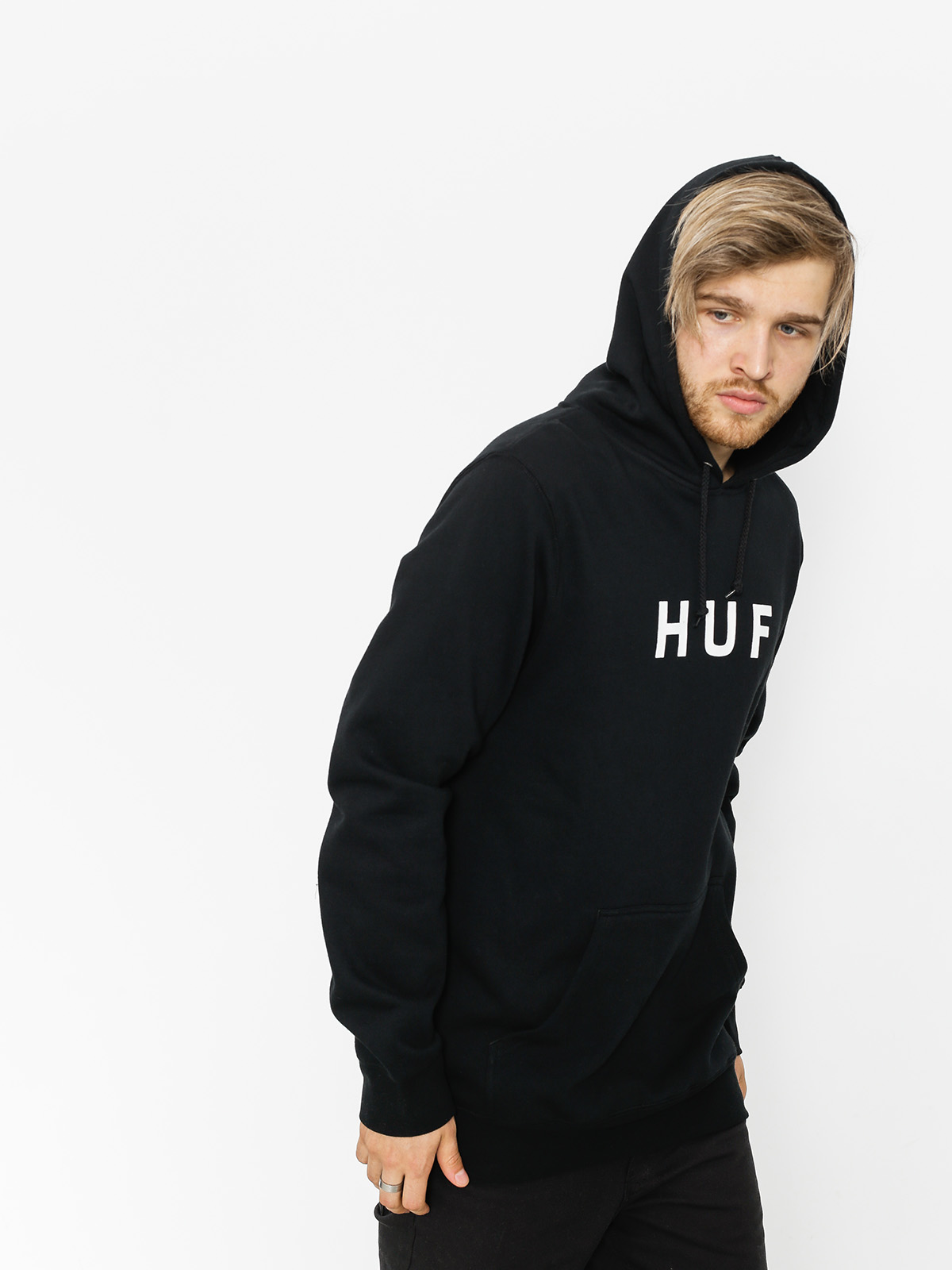 Худі HUF Essentials Og Logo HD (black)