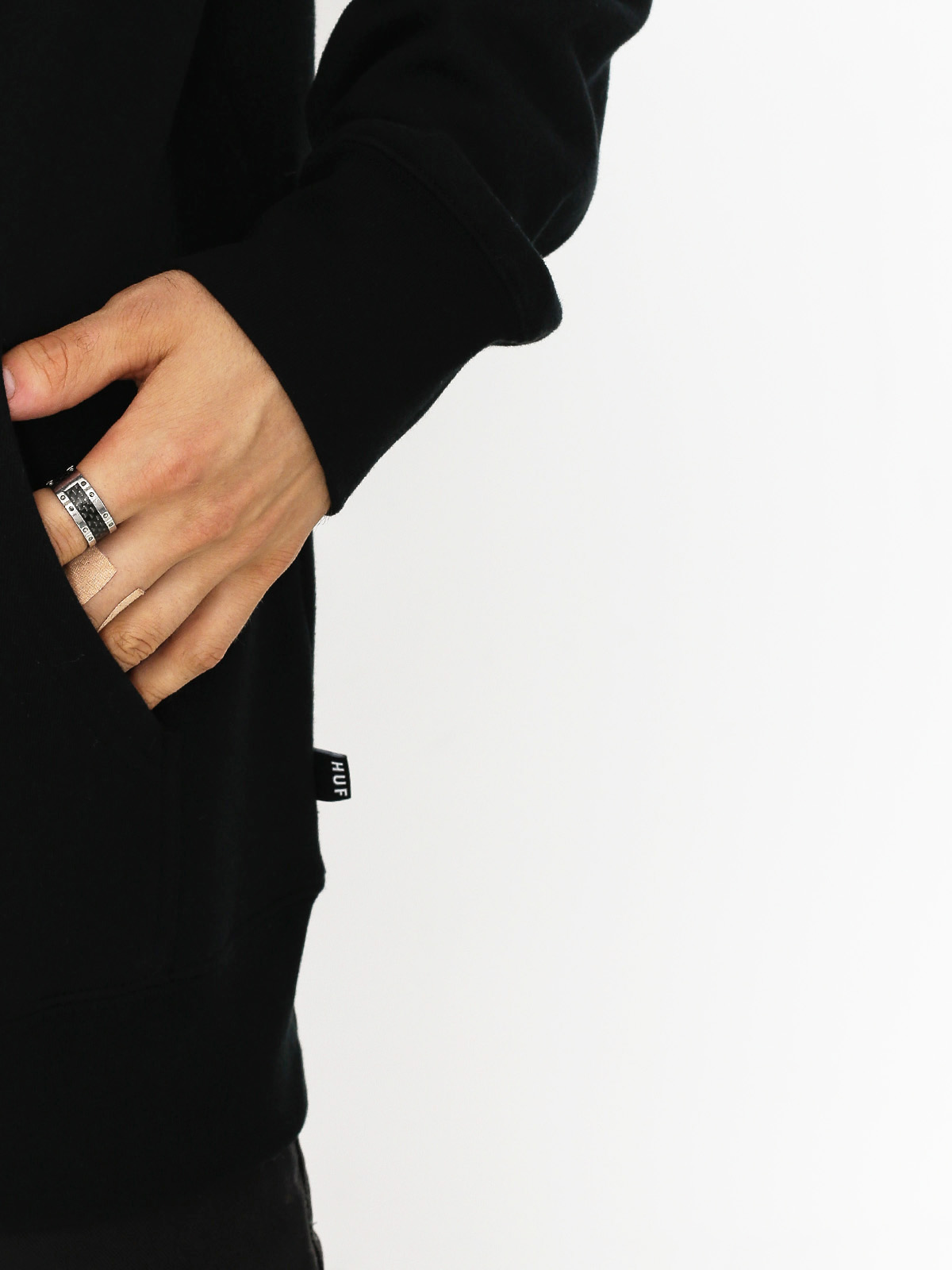 Худі HUF Essentials Og Logo HD (black)